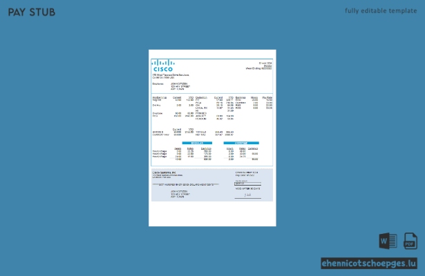 USA Cisco Systems, Inc. Hardware-Unternehmen – Beispielvorschau